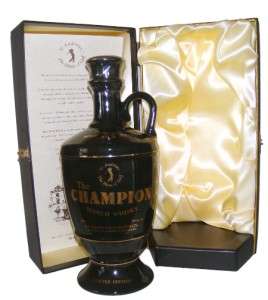   The Champion Scotch Whisky Wade Decanter   LIMITED EDITION  