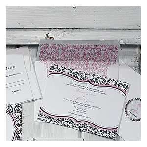  Damask Wedding Invitation Envelope Liners   7 colors 