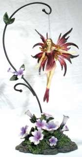 HANGING LILAC FAERIE with Stand fairy faery  