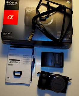 Sony α (alpha) NEX 7 24.3 MP Digital SLR Camera   Black (Body Only 