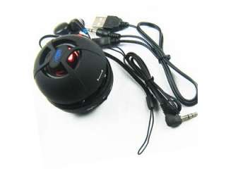 Mini Audio TF DC 5V Speakers(DK 606)+Headset Black 9087  
