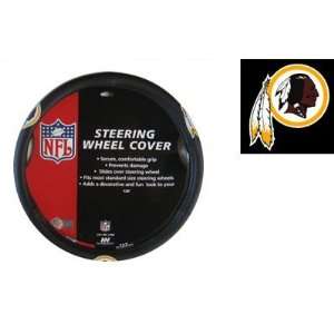  Official NFL License Steering Wheel Cover   Washington 