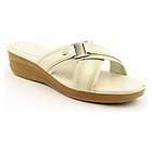 NEW EASY SPIRIT INFUSION BEIGE SLIDES SANDALS SIZE 8.5 LADIES LEATHER 