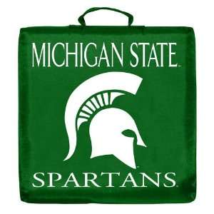  Michigan State Spartans Team Logo Stadium Cushion: Sports 