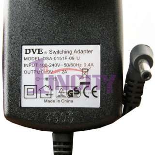 Genuine DVE DSA 015F 09 U 9V 2A SWITCHING AC ADAPTER  