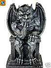 19 Gargoyle Throne Thinker Statue Sculpture Figurine  