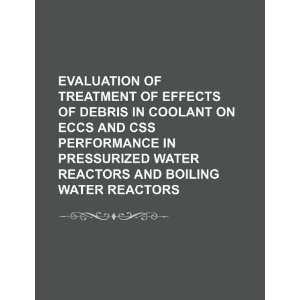  Evaluation of treatment of effects of debris in coolant on 