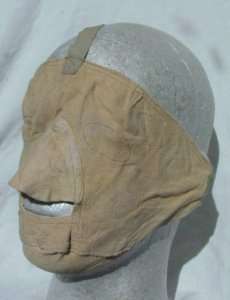 WW 2 USN USMC AAF Pilot Cold Weather Chamois Face Mask  