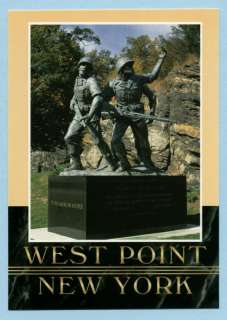 WEST POINT   The American Soldier Statue   Postcard  