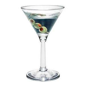 10 1/2 Oz. Aliso Martini Glasses   Clear Polycarbonate   Cambro 