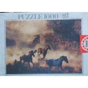  Wild Horses 1000 Piece Puzzle: Toys & Games