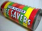 Life Savers Candy 5 Flavors Tin Train Life Saver Container Nabisco Box 