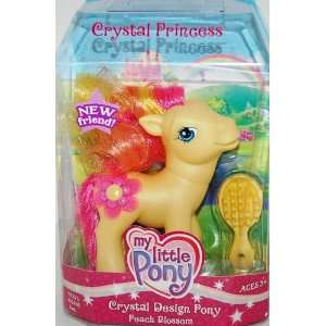   Little Pony Crystal Princess Design Pony Peach Blossom: Toys & Games
