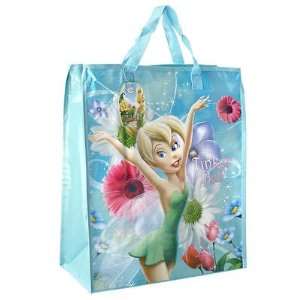  Disney Tinkerbell Tote Bag (Non Woven) Teal   13x14x6 