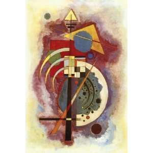 Wassily Kandinsky: 26.75W by 40H : Homage to Grohmann CANVAS Edge #3 