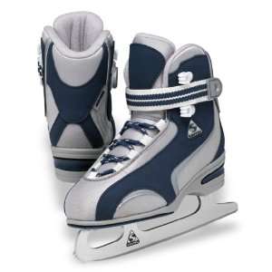 Jackson ST2221 Softec Classic Navy & Platinum Youth Figure Ice Skates 