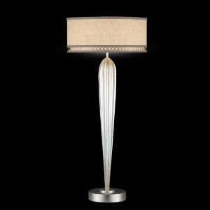  Allegretto Deco Buffet Lamp * Silver Leaf: Home 