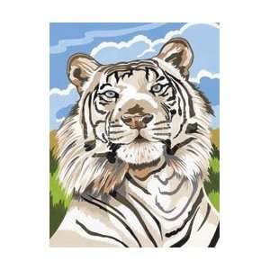  Reeves Junior Paint By Number Kits 9X12 White Tiger; 3 
