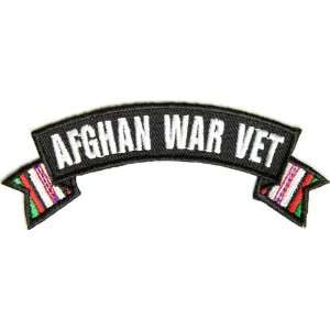  Afghan War Vet Small Ribbon Rocker, 4x1.5 inch, small 