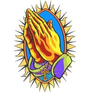  Almera   Praying Hands Religious   Vinyl Sticker / Decal 