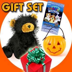  Webkinz Halloween Gift Set + Black Bear + Pack of Trading 