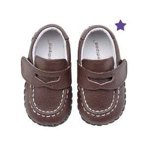  Pediped Baby Boy Shoes   Charlie in Chocolate Brown: Baby