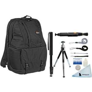  350 SLR/Notebook Backpack (Black) + Accessory Kit for Sony Alpha 