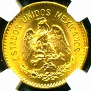 1959M MEXICO HIDALGO GOLD COIN 10 PESOS NGC CERTIFIED GENUINE & GRADED 