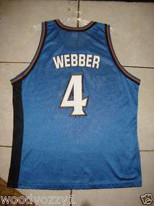 NBA WASHINGTON WIZARDS WEBBER CHAMPION JERSEY LARGE L  