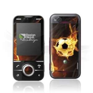  Design Skins for Sony Ericsson Yari   Burning Soccer 