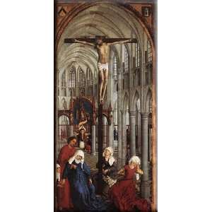 Seven Sacraments Altarpiece: central panel 8x16 Streched Canvas Art by 