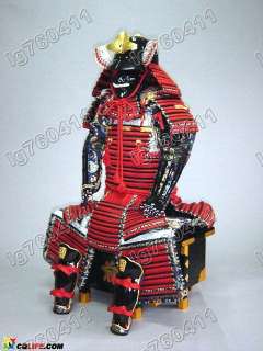 Japanese Rüstung Art wearable Samurai Armor suit Red  