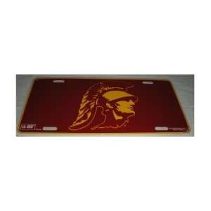    NCAA USC TROJANS METAL License Plate Tag: Sports & Outdoors