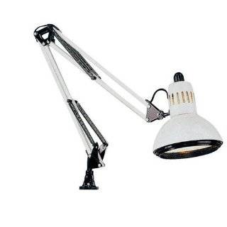 Alvin G2540 D Swing arm Lamp, White, 32in extension