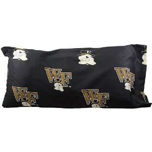  NCAA Wake Forest Demon Deacons King Pillow Case   Black 