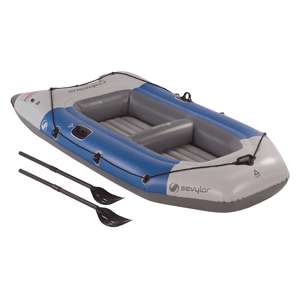 SEVYLOR COLOSSUS 3 PERSON INFLATABLE BOAT W/ OARS 2000003390 