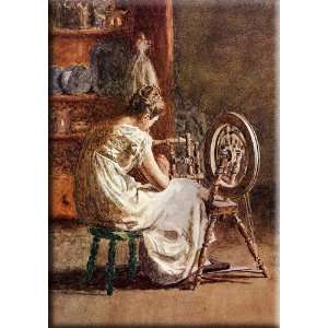   Homespun 21x30 Streched Canvas Art by Eakins, Thomas