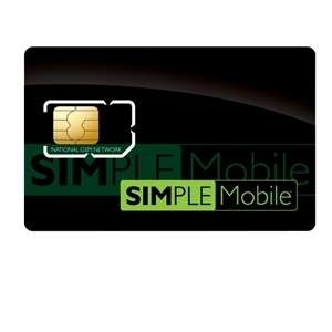Lot 5 Simple Mobile SIM Card GSM NEW NEVER ACTIVATED  