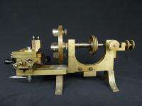   19th Century Brass Clock & Watchmakers Lathe JT Jones Prescot  