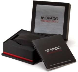 Movado 2600041 Mens 800 Series SWISS MADE Chronograph Watch $1600 