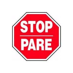  STOP / PARE Sign   18 Octagon Adhesive Vinyl
