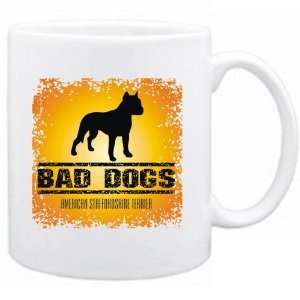    Bad Dogs American Staffordshire Terrier  Mug Dog: Home & Kitchen