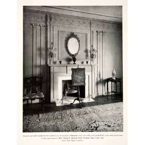  1926 Print Fireplace Interior Treatments Furniture Home Harry Bowen 