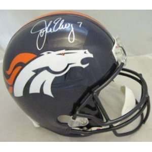  NEW John Elway SIGNED F/S Replica Broncos Helmet: Sports 