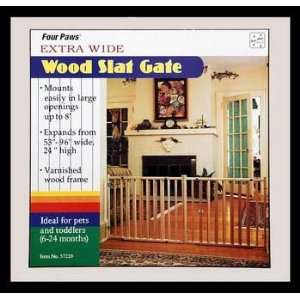  Top Quality Wood Slat Gate 53   96 Pet Supplies