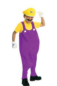 Deluxe Wario Child Costume Size M Medium Super Mario  