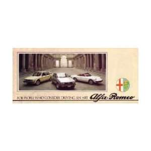    1979 ALFA ROMEO SPIDER VELOCE SPRINT Sales Brochure: Automotive