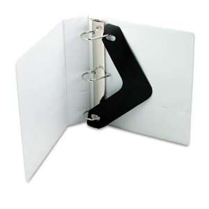  more paper than conventional round ring binders all within a sleeker 