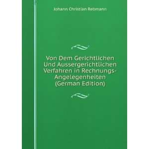    Angelegenheiten (German Edition) Johann Christian Rebmann Books