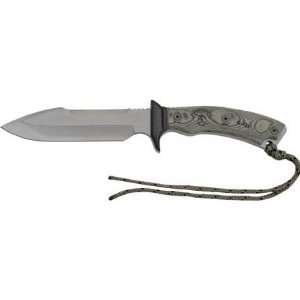 Tops Knives D2 Tops Delta Showdown Bead Blast Fixed Blade 